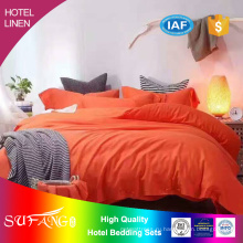 Отель постельных принадлежностей/хлопок и лен сплошной цвет одеяло набор